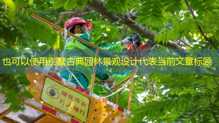 别墅古典园林景观设计
